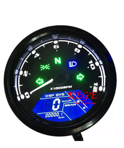  LCD Digital speedometer Universal 