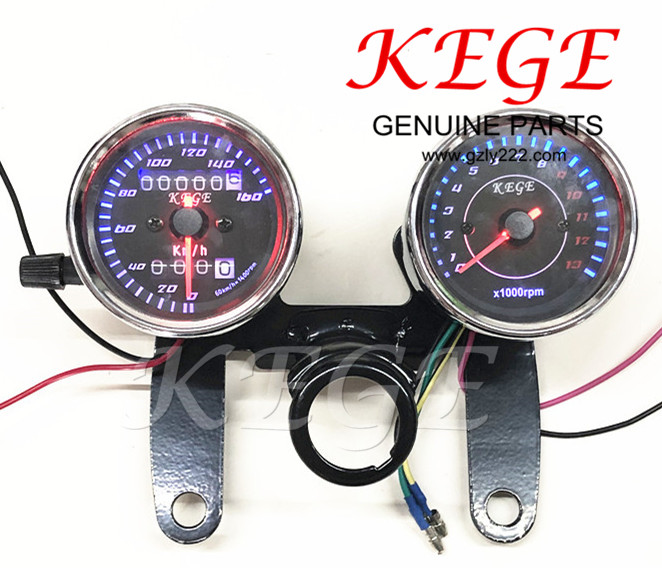 KEGE LED Speedometer RPM Odometer Modified