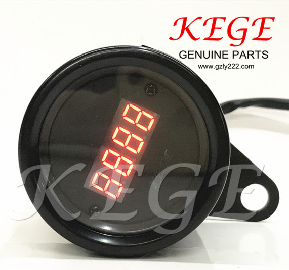  KEGE LED Digital RPM Modified Meter Black 