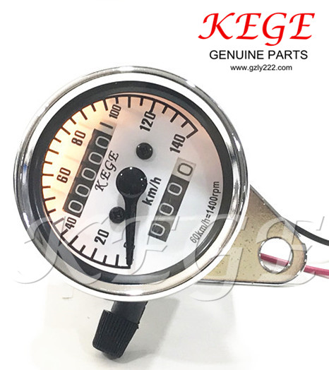  KEGE Modified Dual Speedometer Chrome 